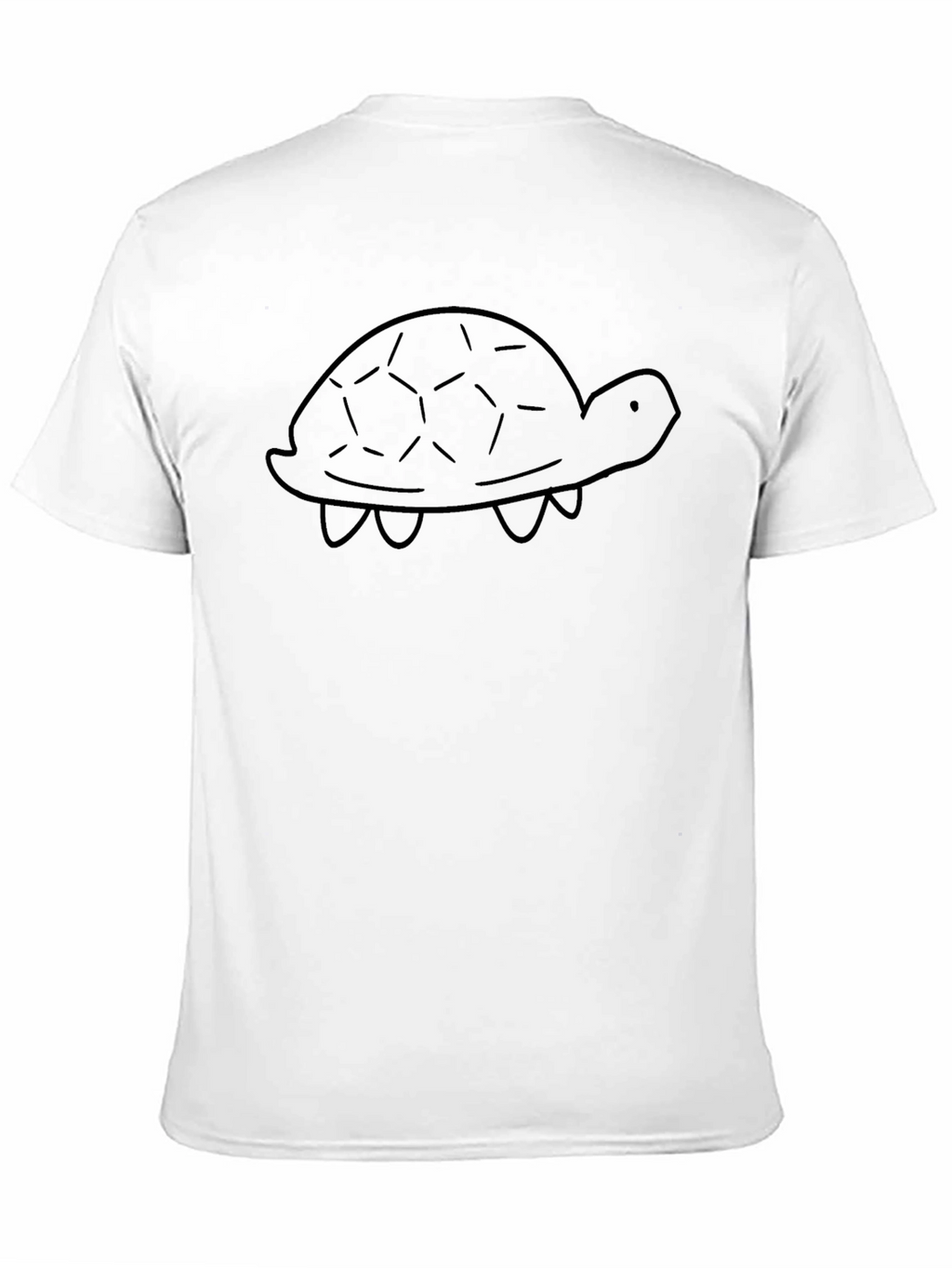 Turtle Graphic Tee - Classic Black Cotton
