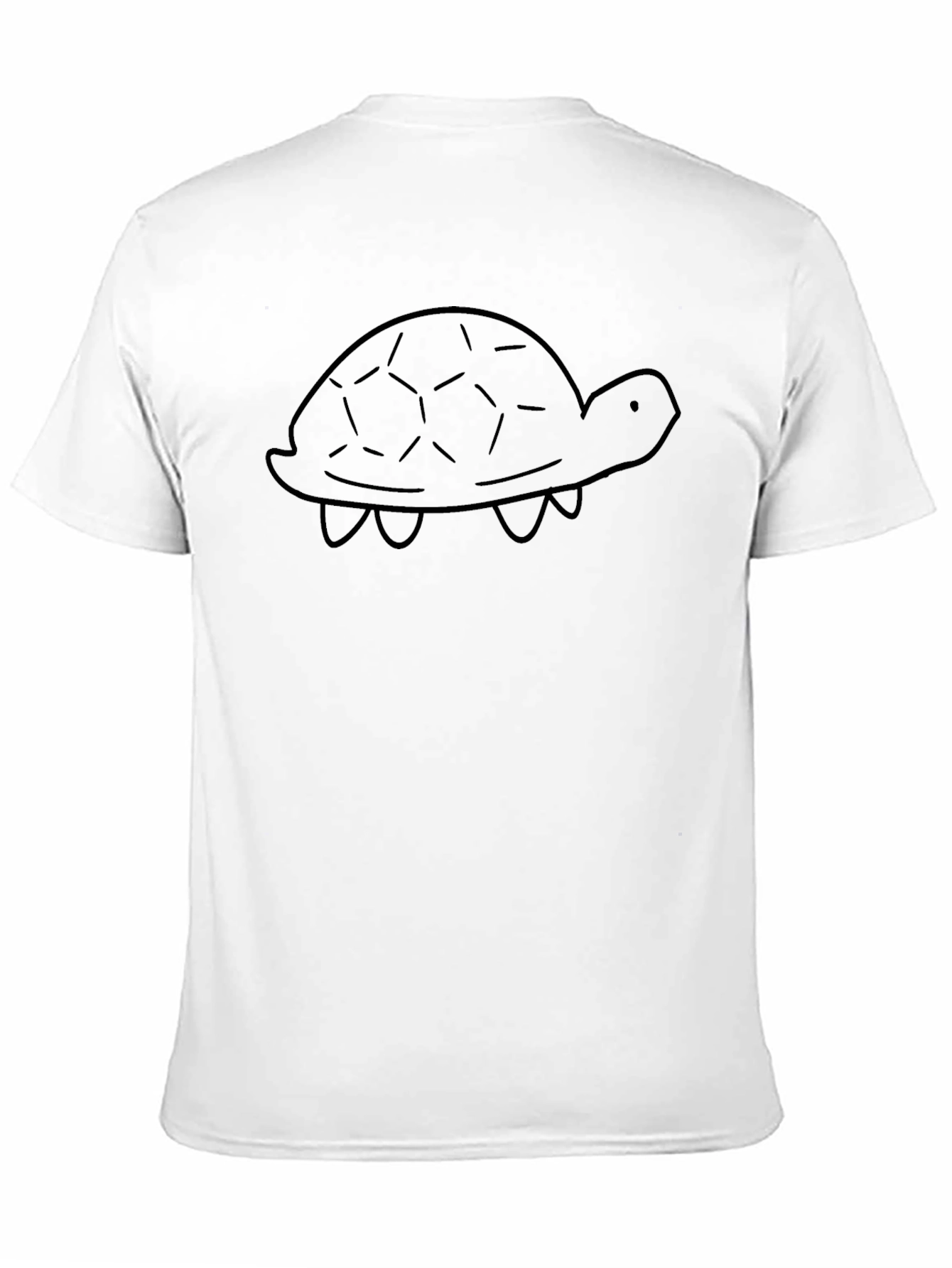 Turtle Graphic Tee - Classic Black Cotton