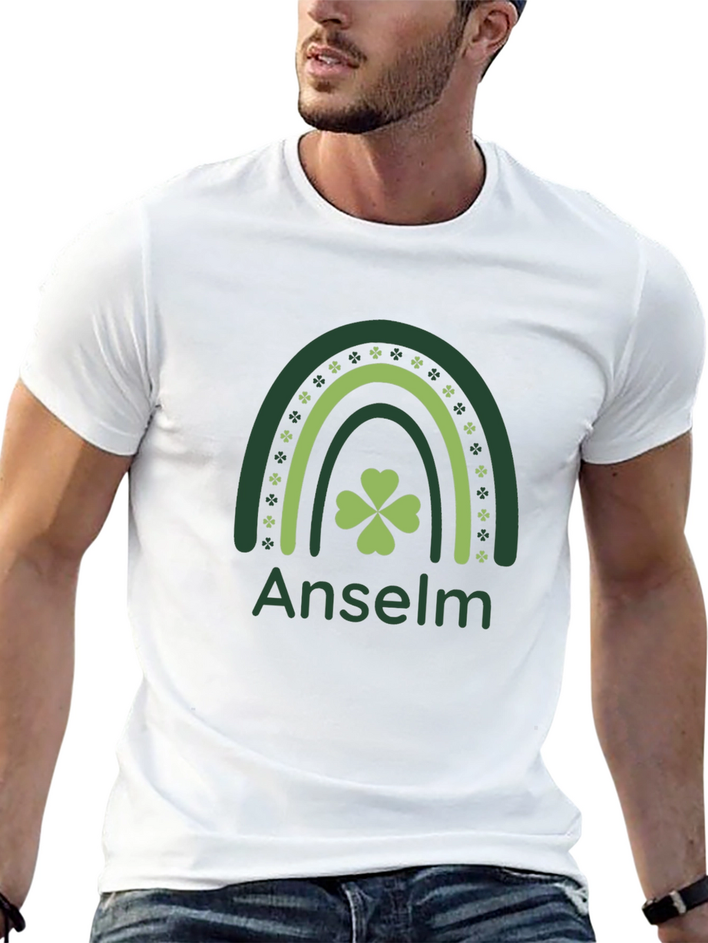 Anselm St. Patricks Day Rainbow T-Shirt