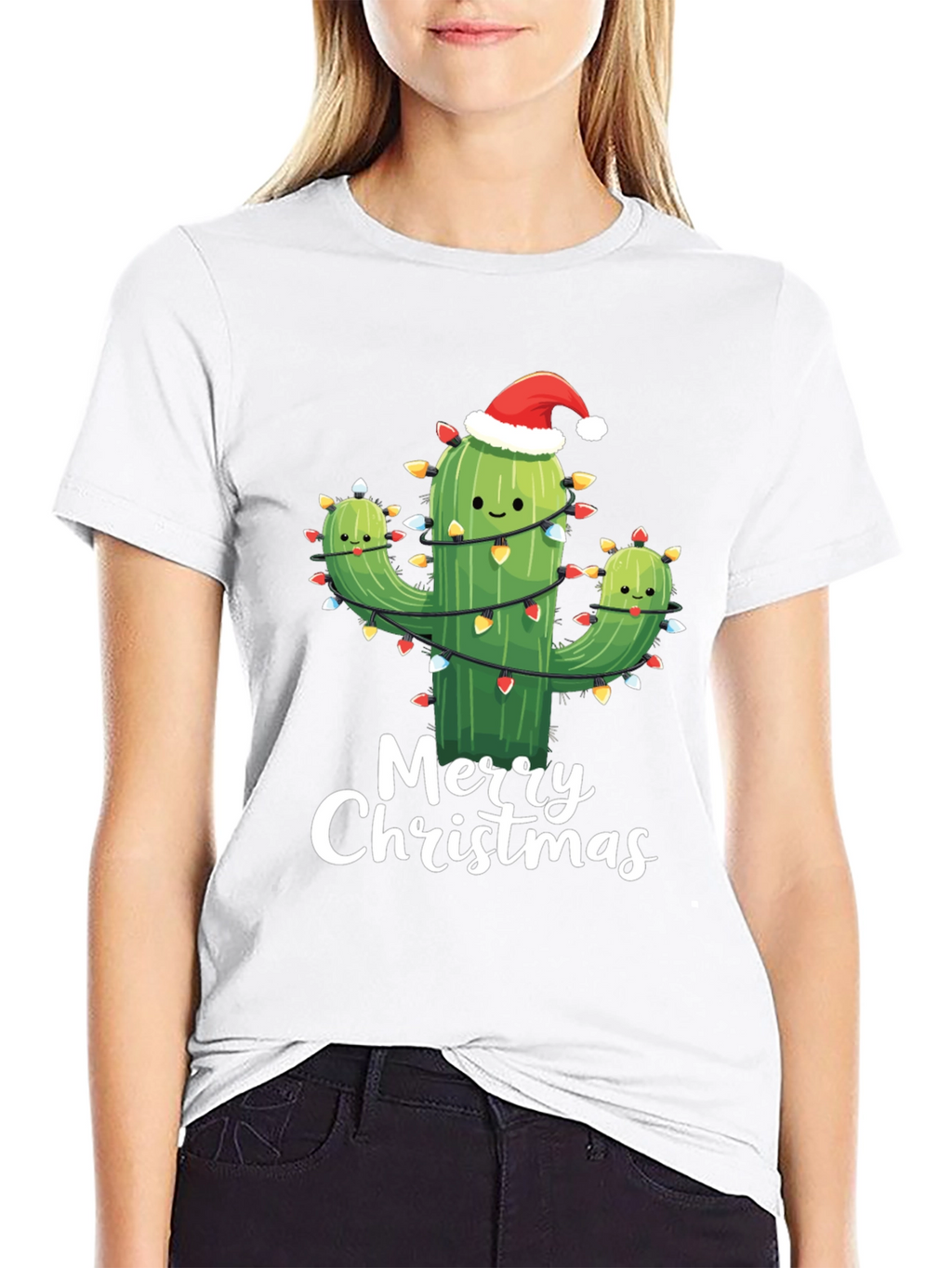 Merry Cactus Christmas T-Shirt