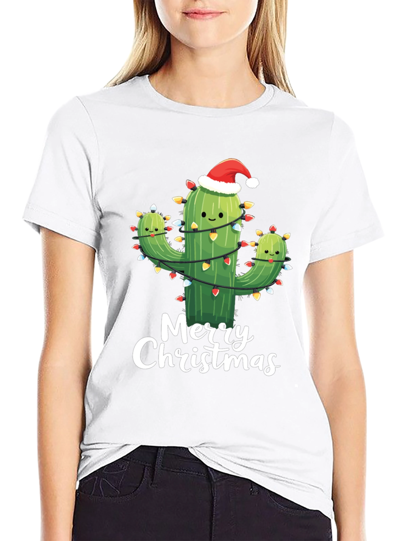 Merry Cactus Christmas T-Shirt