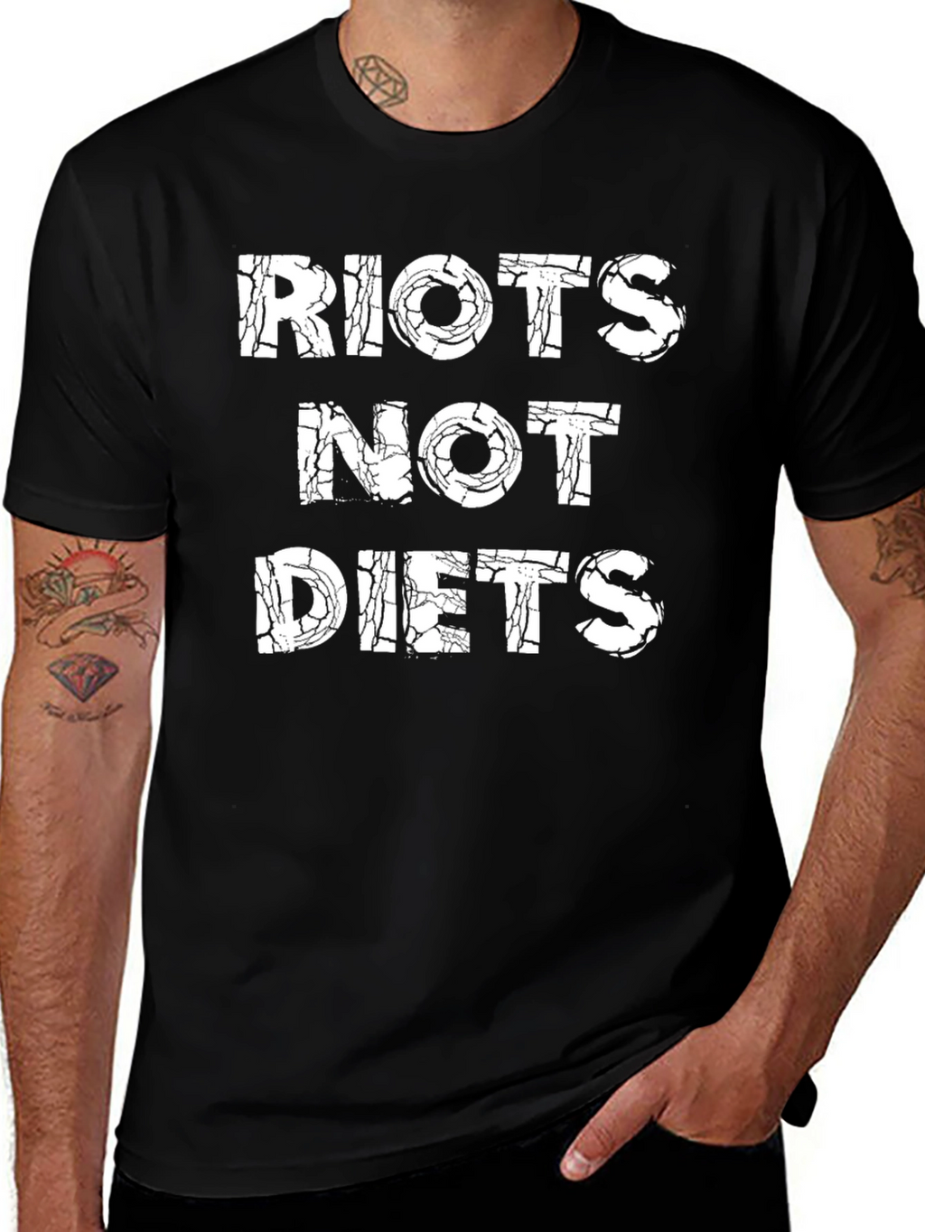 Riots Not Diets Graphic T-Shirt