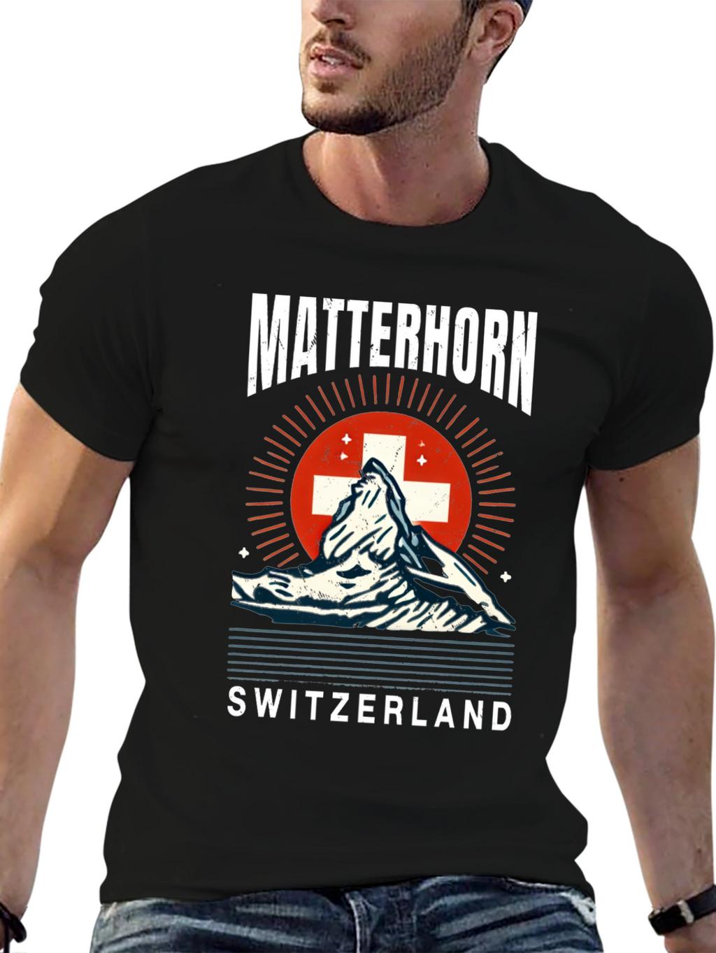 Matterhorn Switzerland Graphic T-Shirt