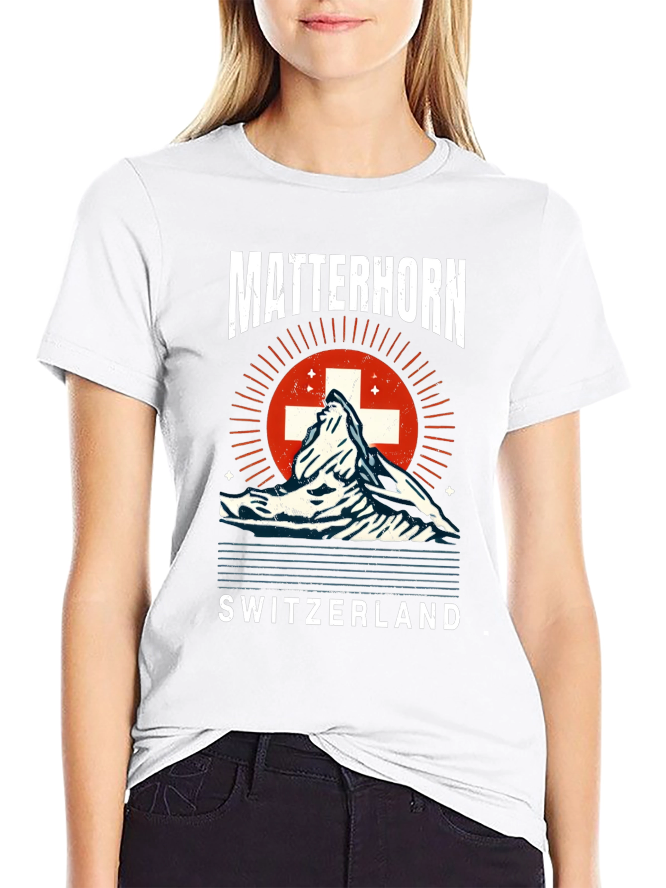 Matterhorn Switzerland Graphic T-Shirt