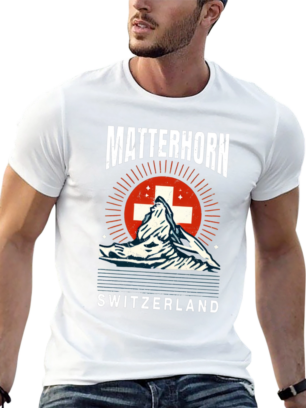 Matterhorn Switzerland Graphic T-Shirt