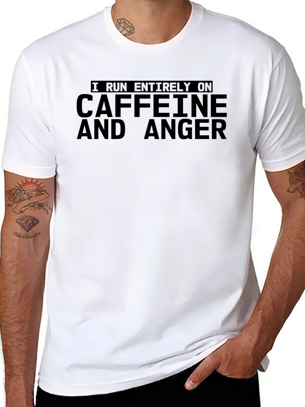 Caffeine and Anger Graphic T-Shirt