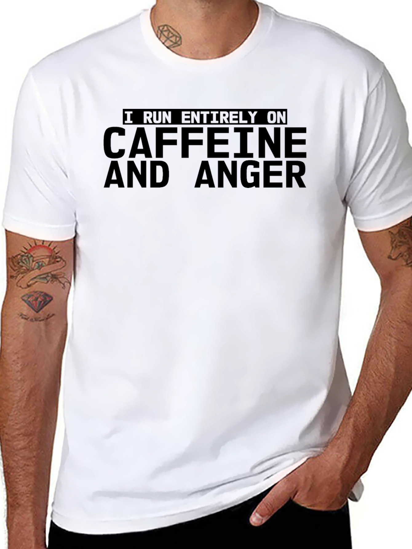 Caffeine and Anger Graphic T-Shirt