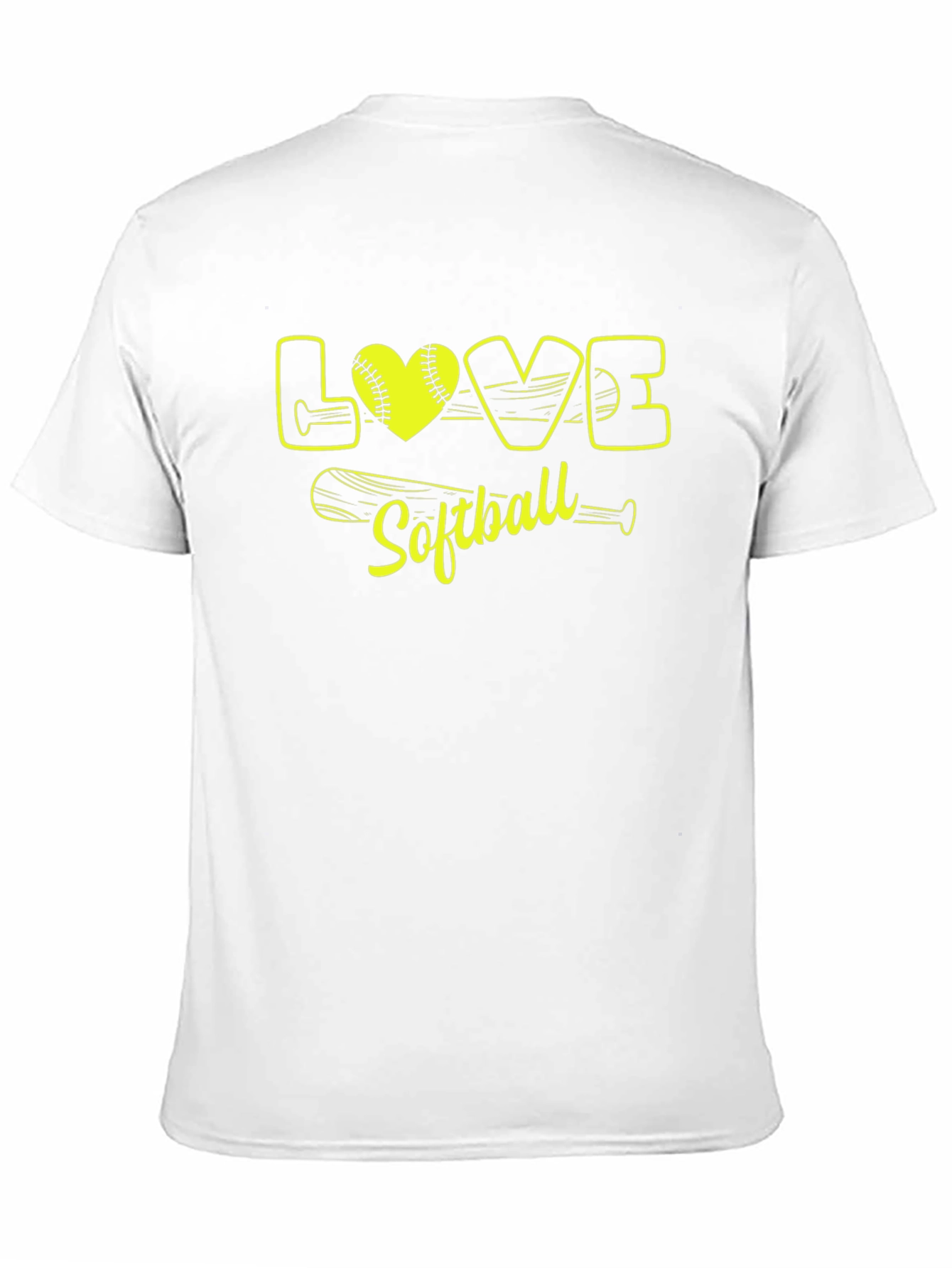 Love Softball Graphic T-Shirt for Sports Fans