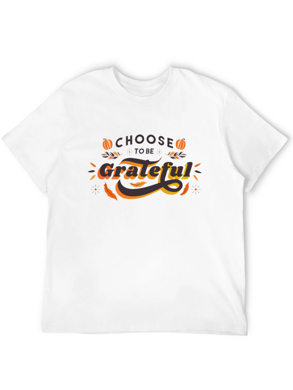 Grateful Thanksgiving Graphic Tee - Black