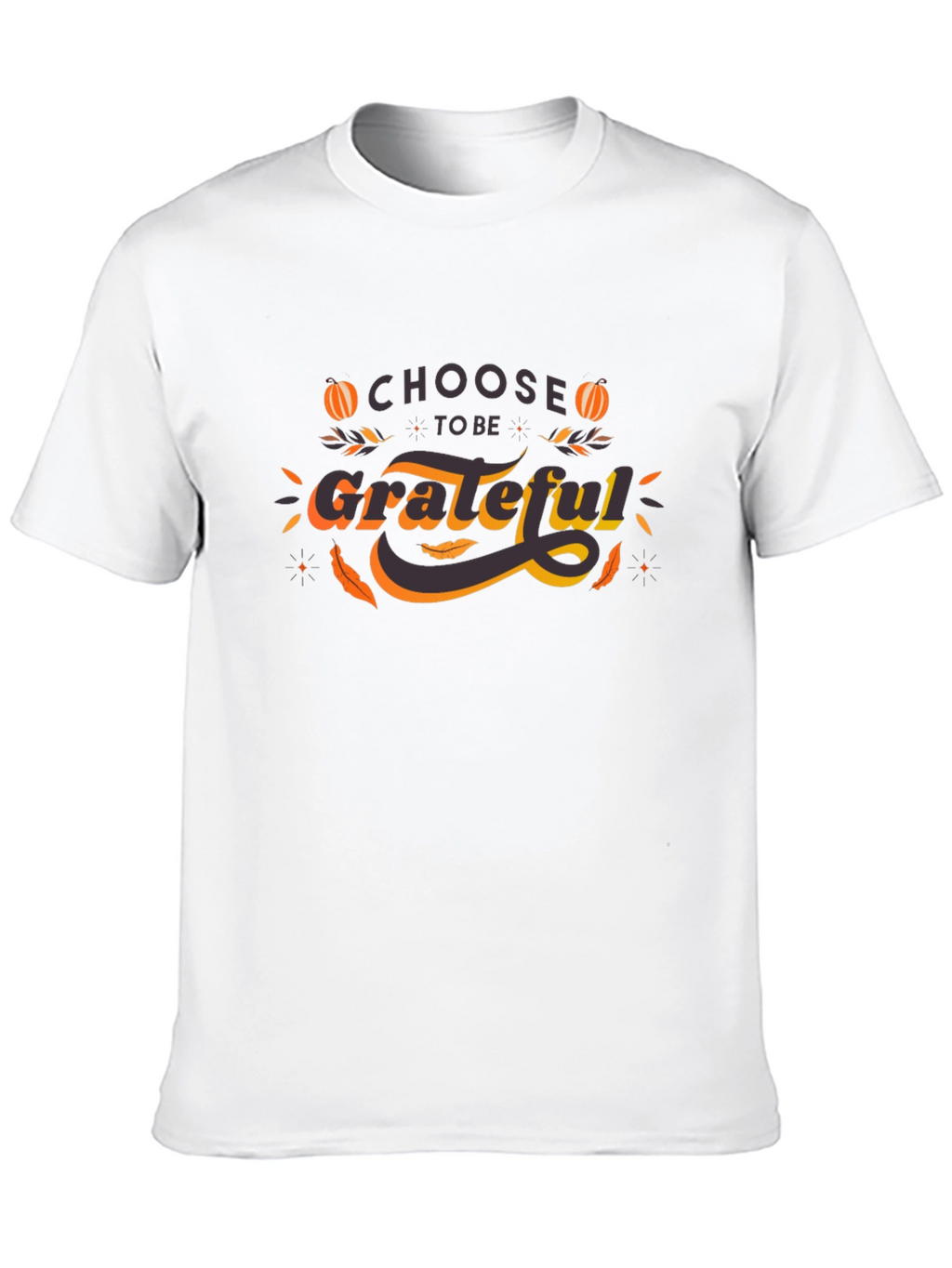 Grateful Thanksgiving Graphic Tee - Black
