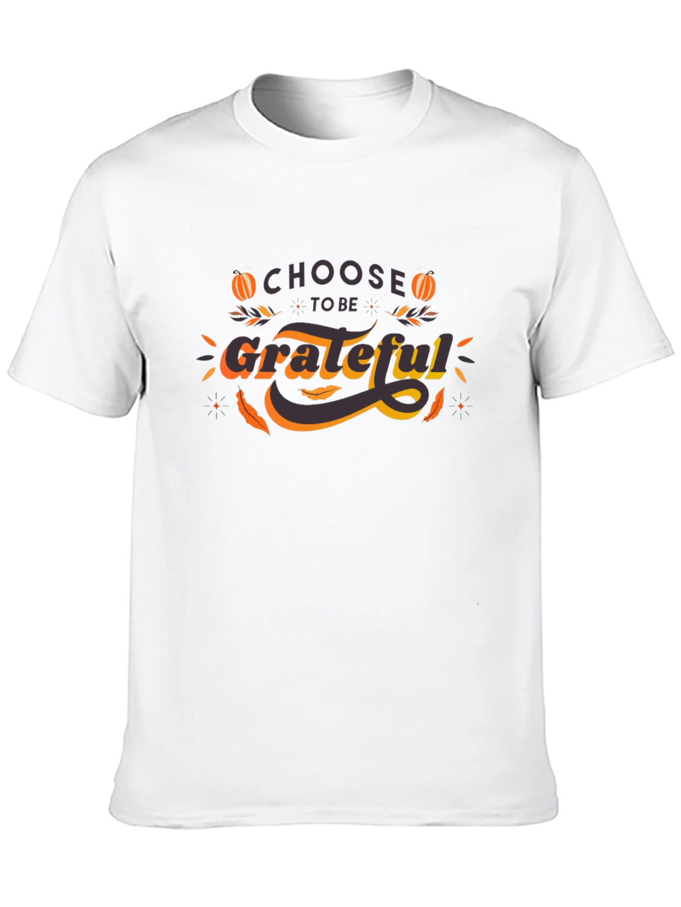 Grateful Thanksgiving Graphic Tee - Black