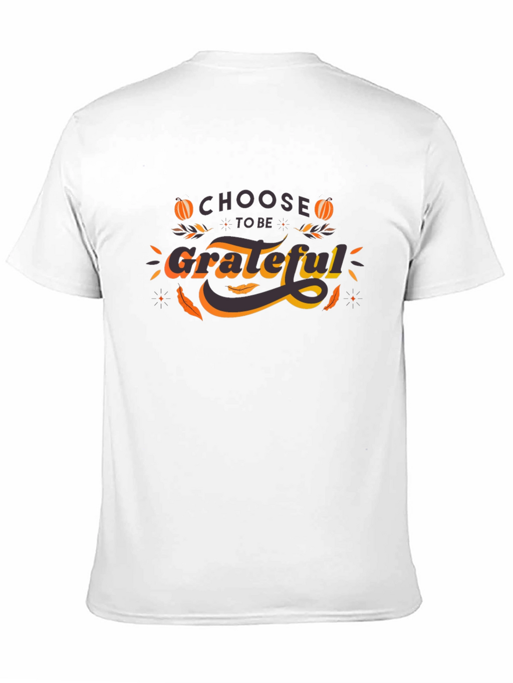 Grateful Thanksgiving Graphic Tee - Black