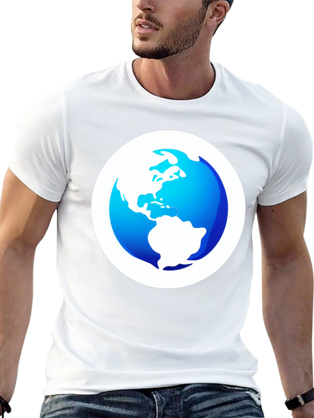 Earth Graphic Black Tee