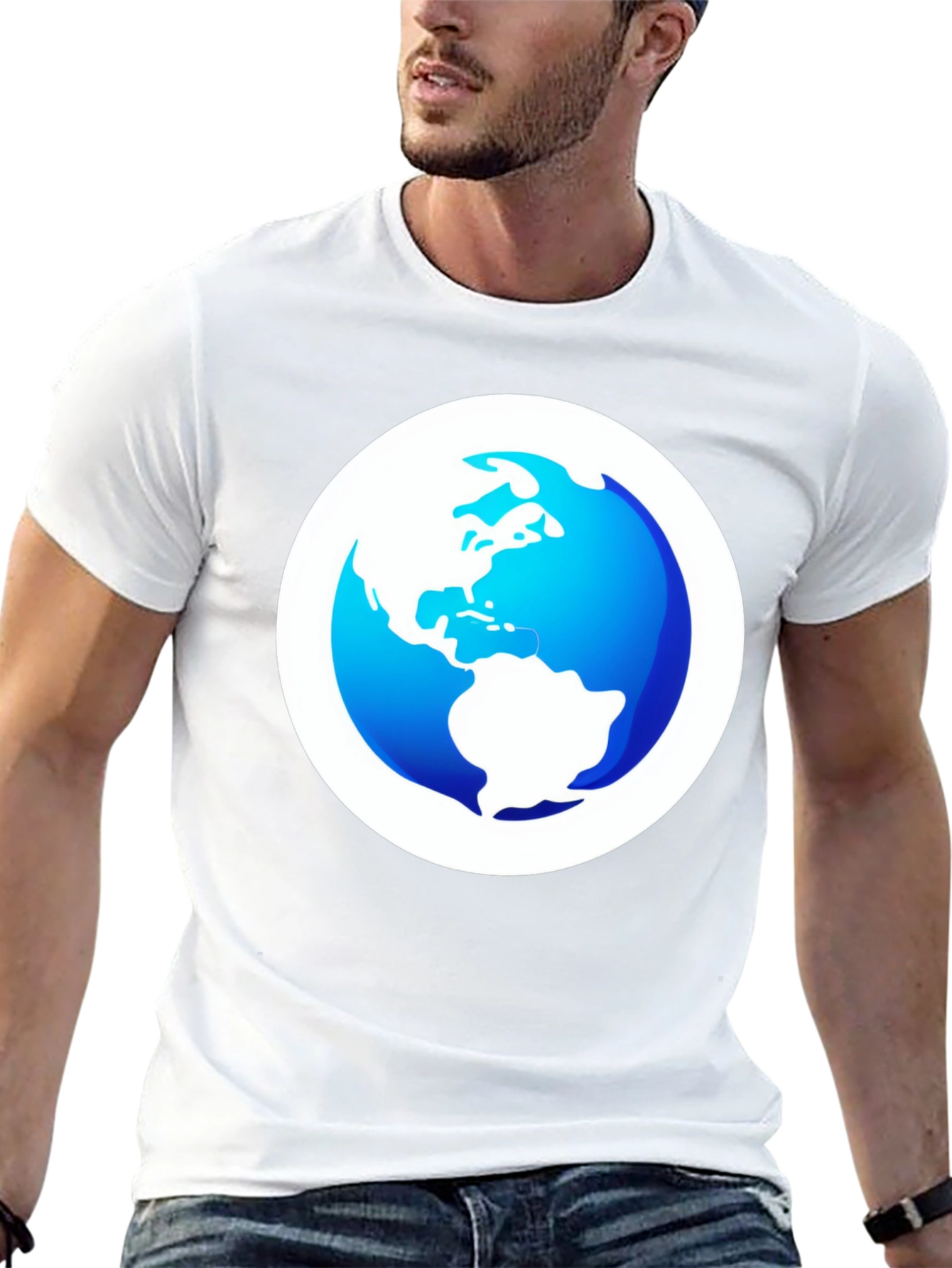 Earth Graphic Black Tee