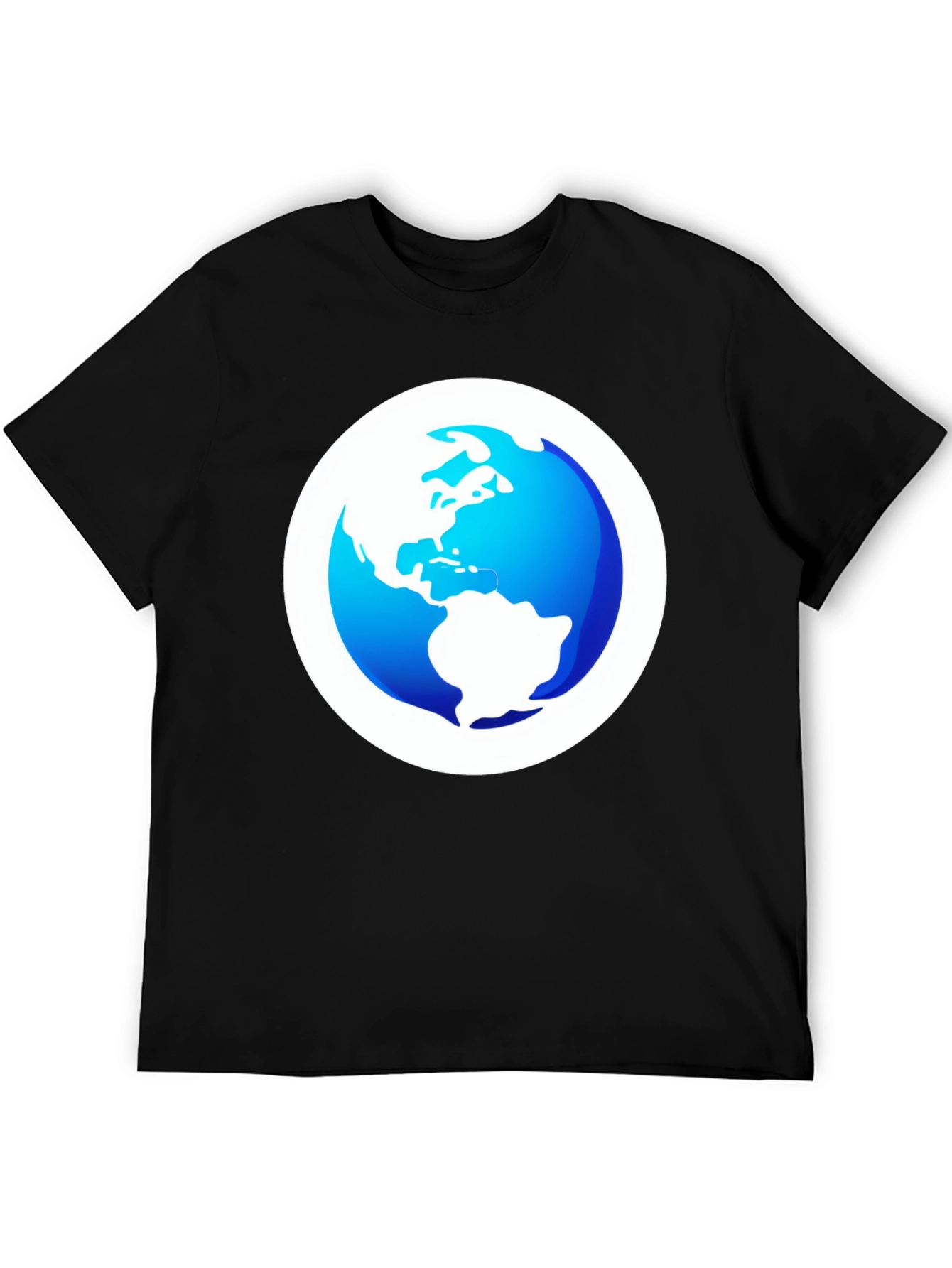 Earth Graphic Black Tee