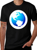 Earth Graphic Black Tee