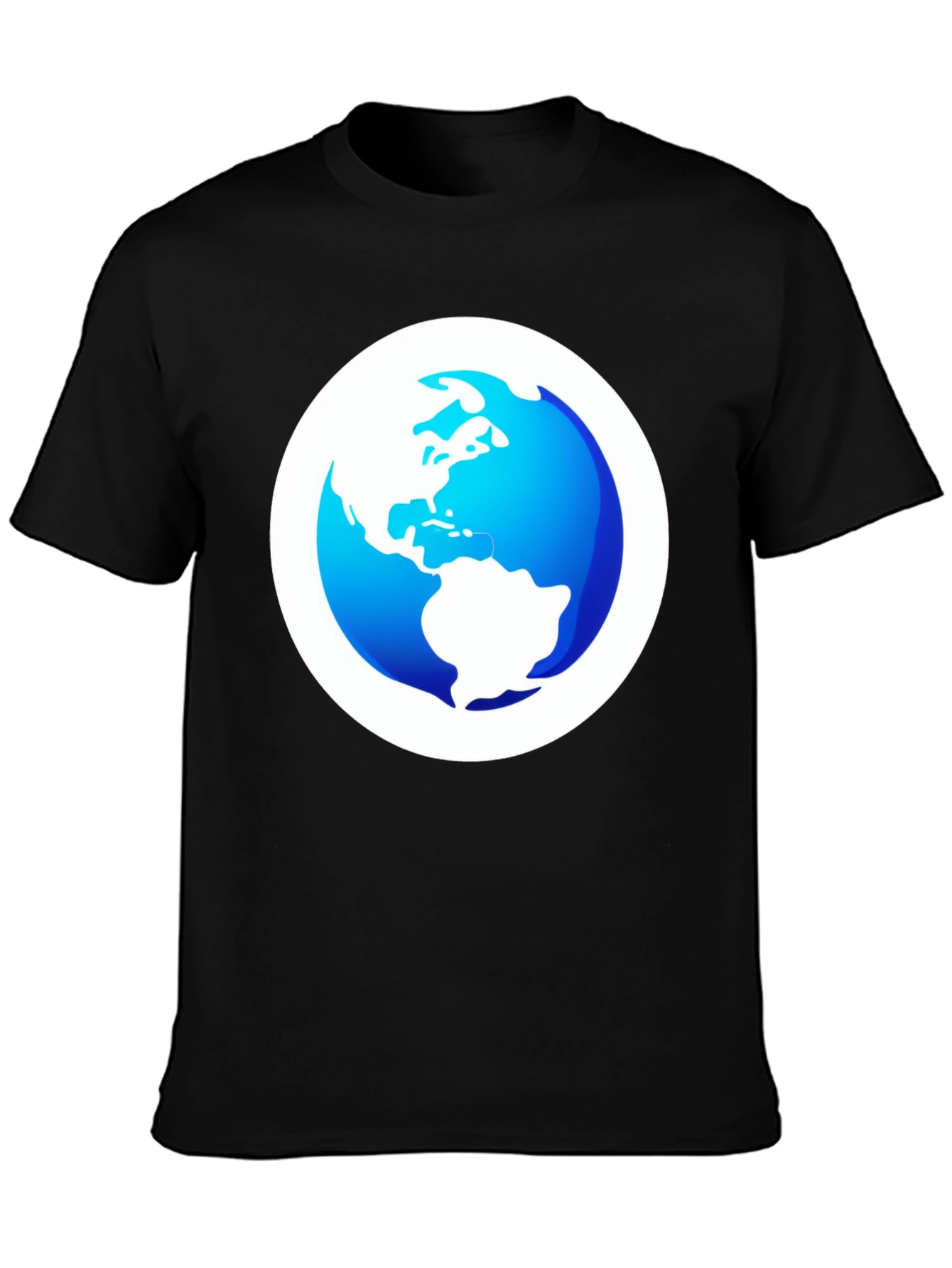 Earth Graphic Black Tee