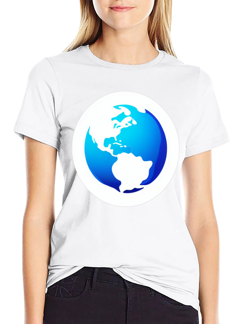 Earth Graphic Black Tee