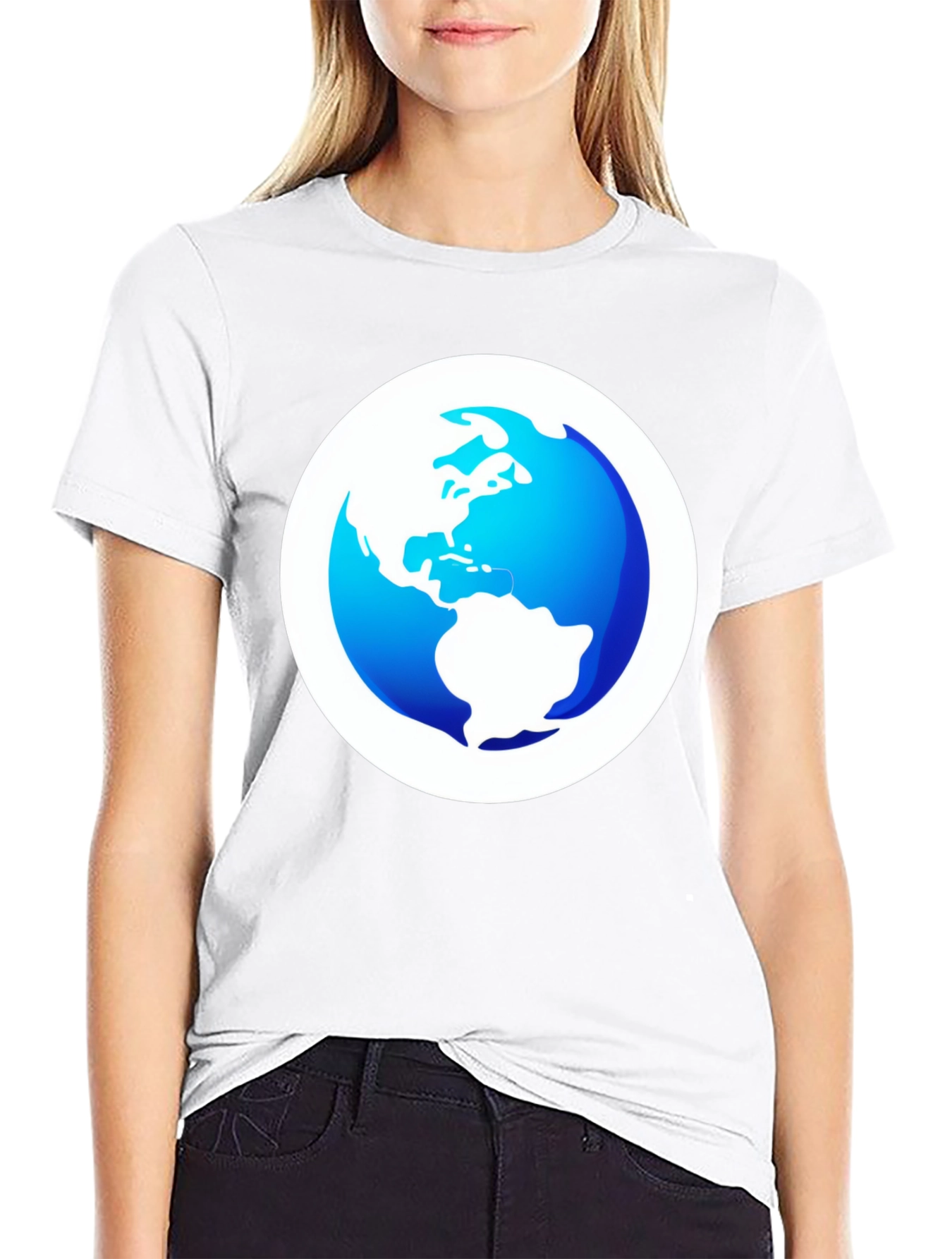 Earth Graphic Black Tee