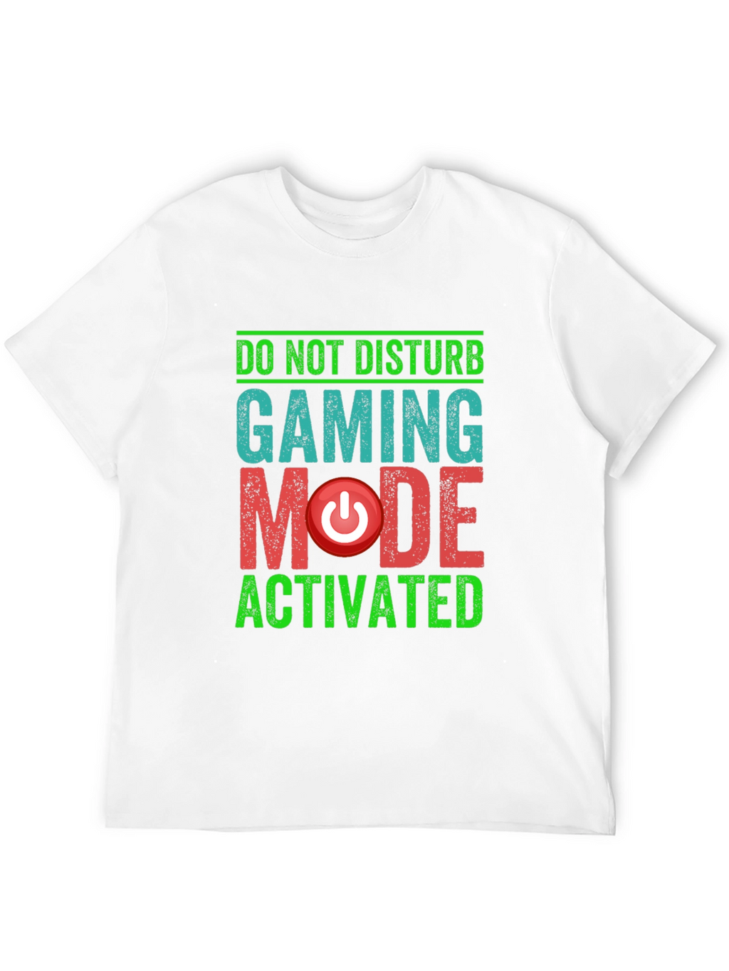 Gaming Mode Activated Graphic Tee - Black
