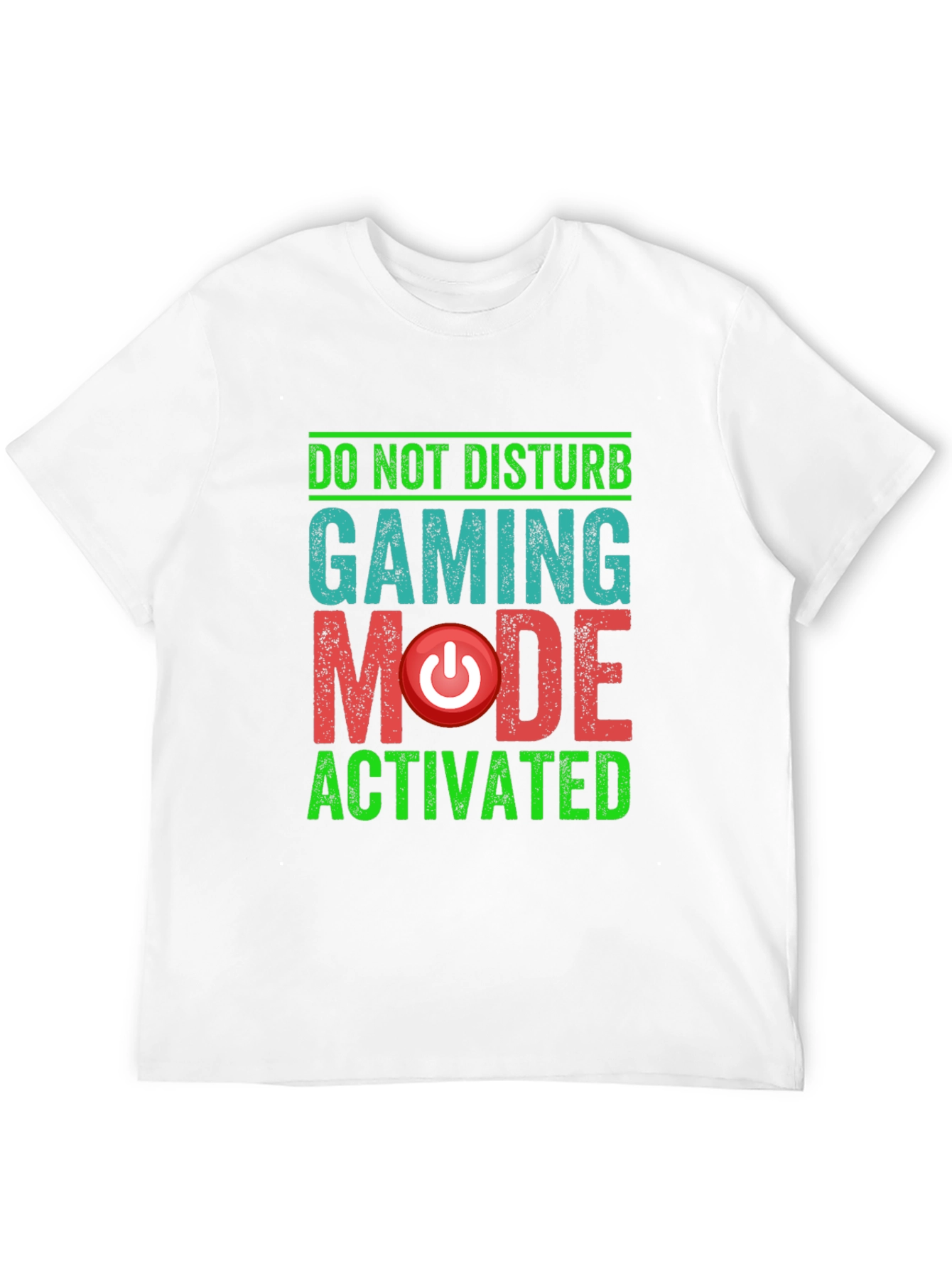 Gaming Mode Activated Graphic Tee - Black