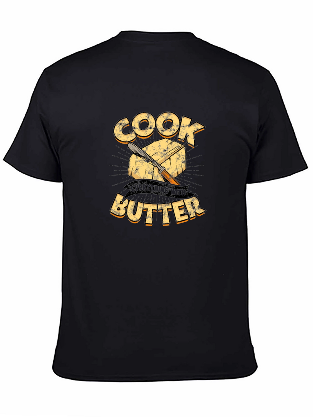 Cook With Butter Black Graphic Tee