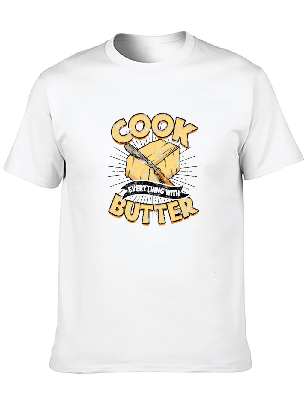 Cook With Butter Black Graphic Tee