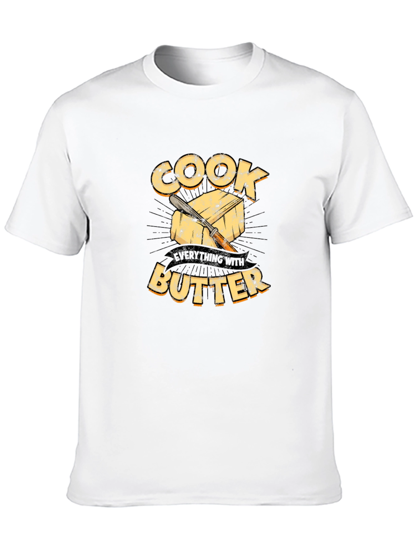 Cook With Butter Black Graphic Tee