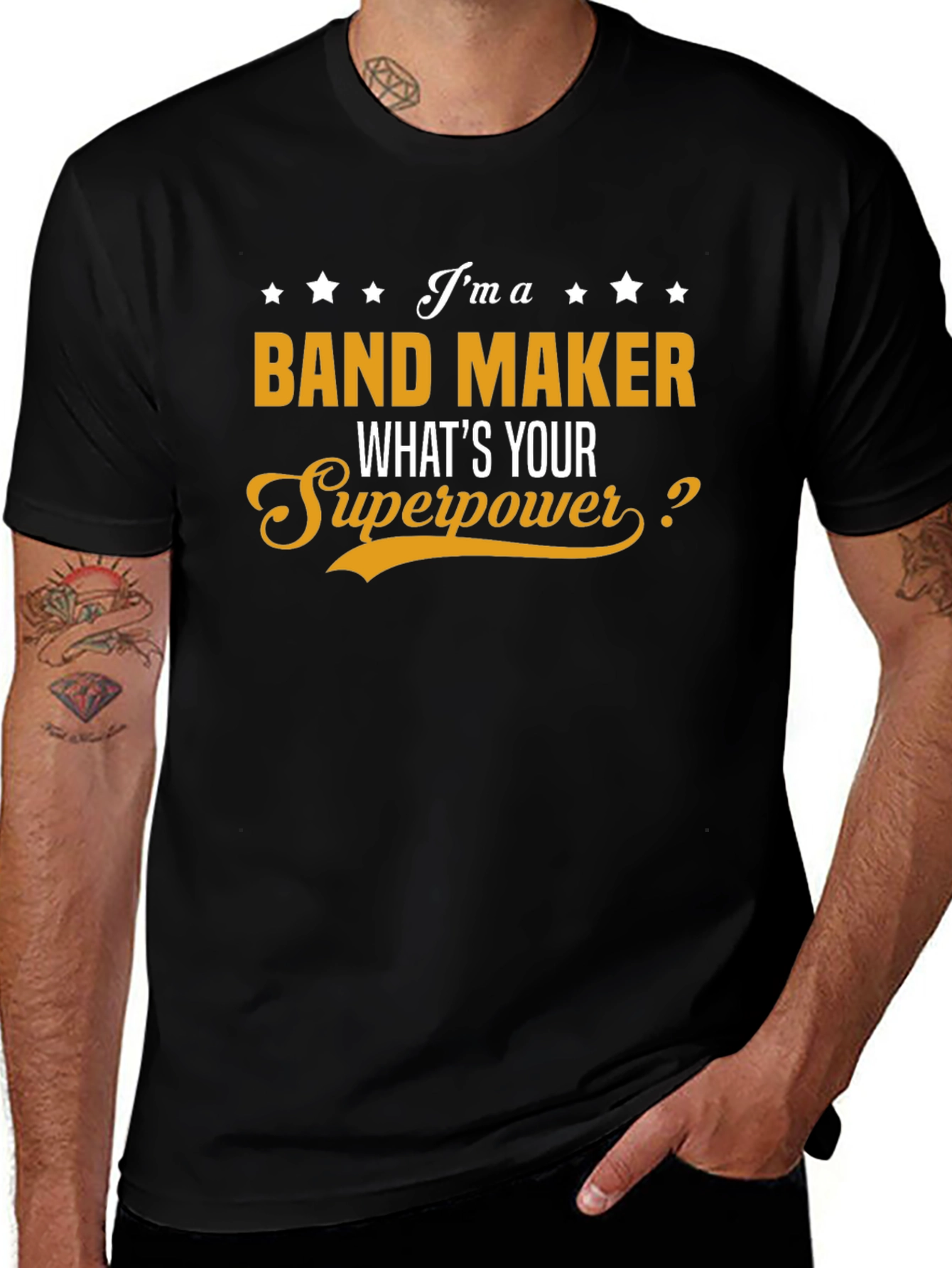 Band Maker Superpower Graphic T-Shirt