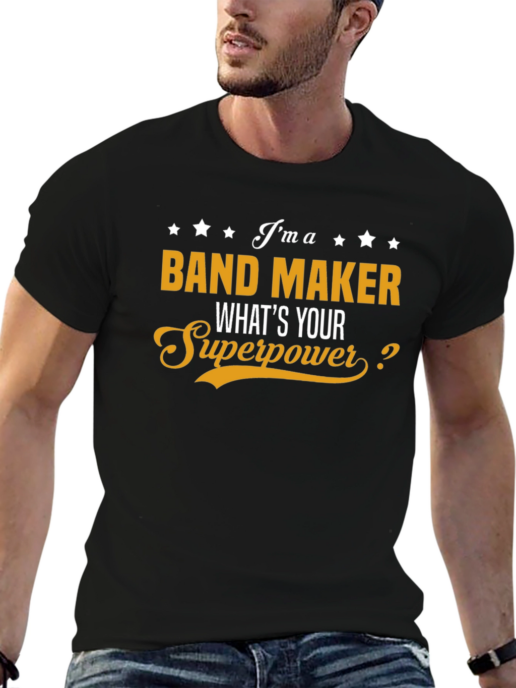 Band Maker Superpower Graphic T-Shirt