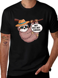 Funny Sloth T-Shirt: Not Fast Not Furious Graphic Tee
