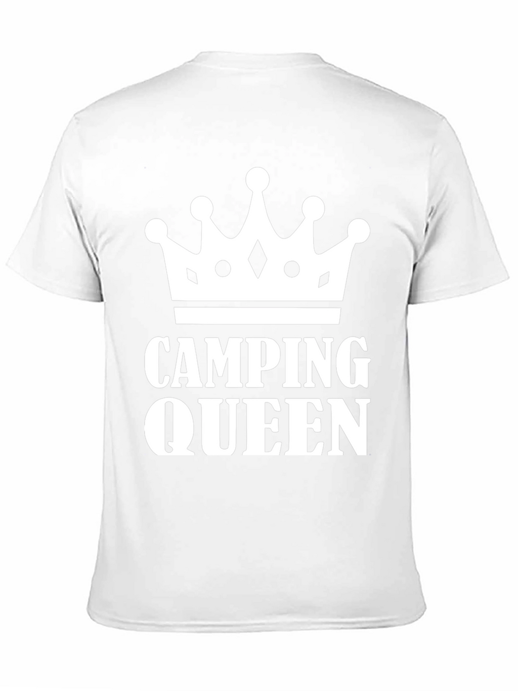 Camping Queen Graphic T-Shirt - Black