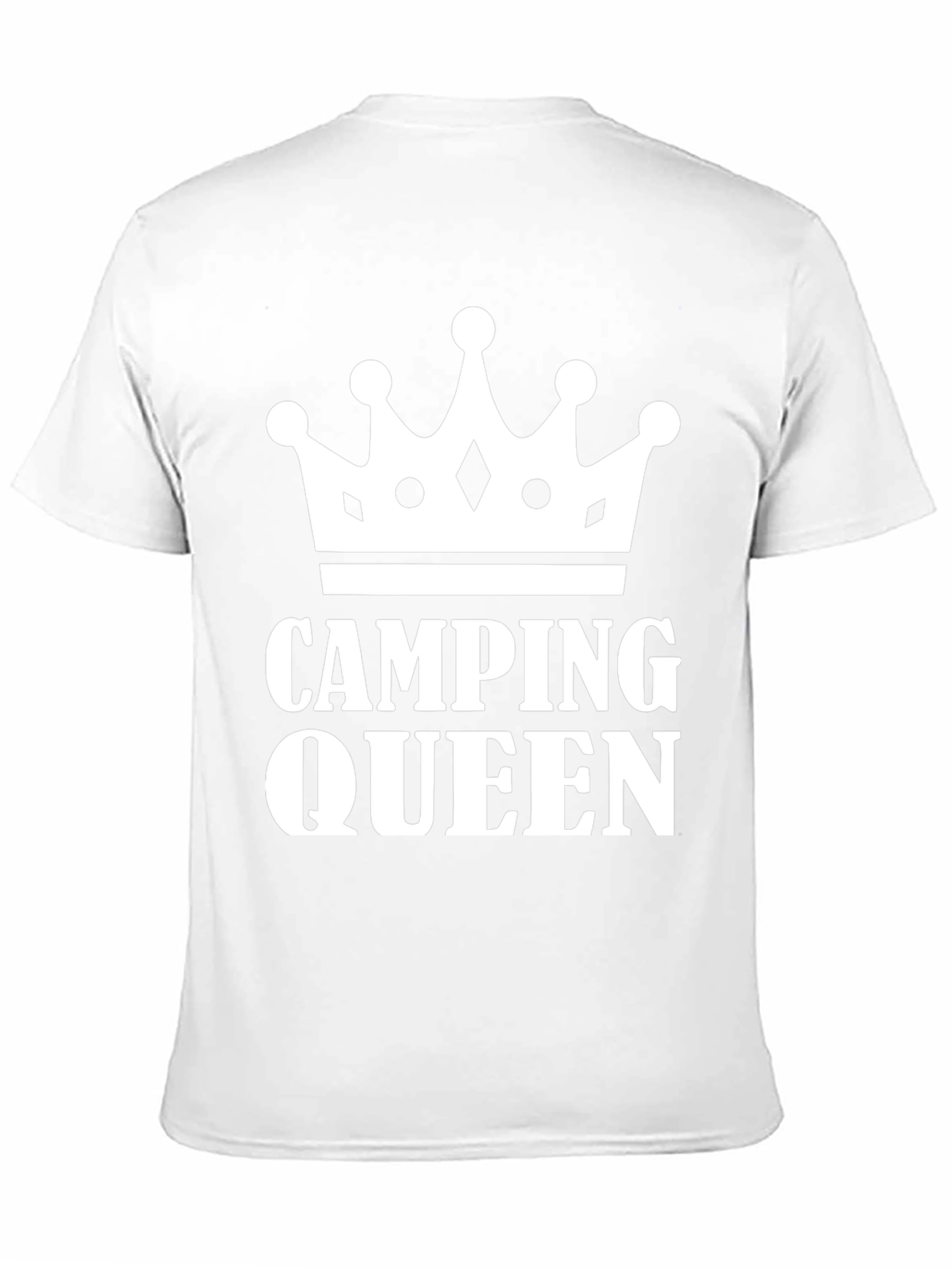 Camping Queen Graphic T-Shirt - Black