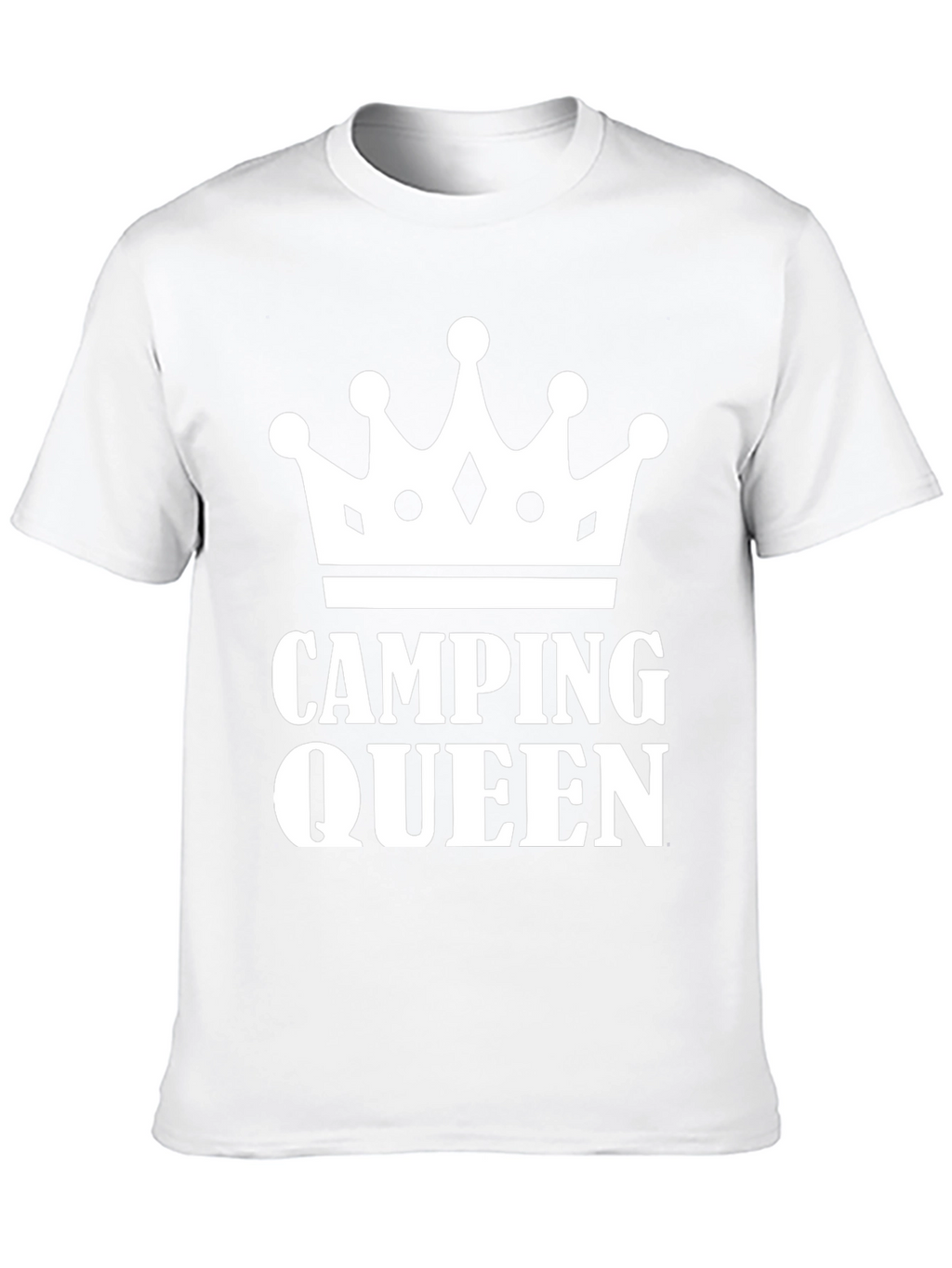 Camping Queen Graphic T-Shirt - Black