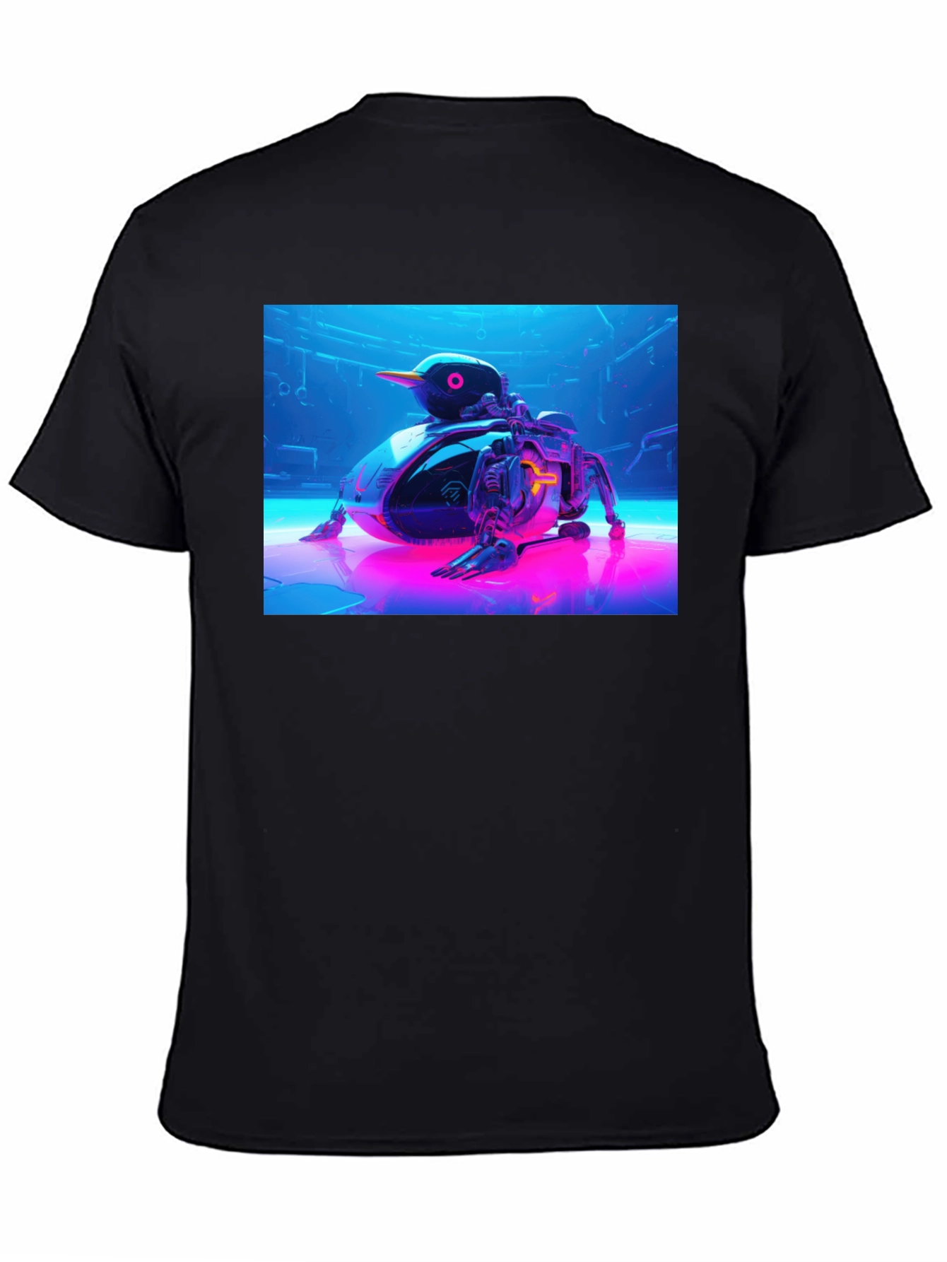 Cyberpunk Duck T-Shirt - Futuristic Design