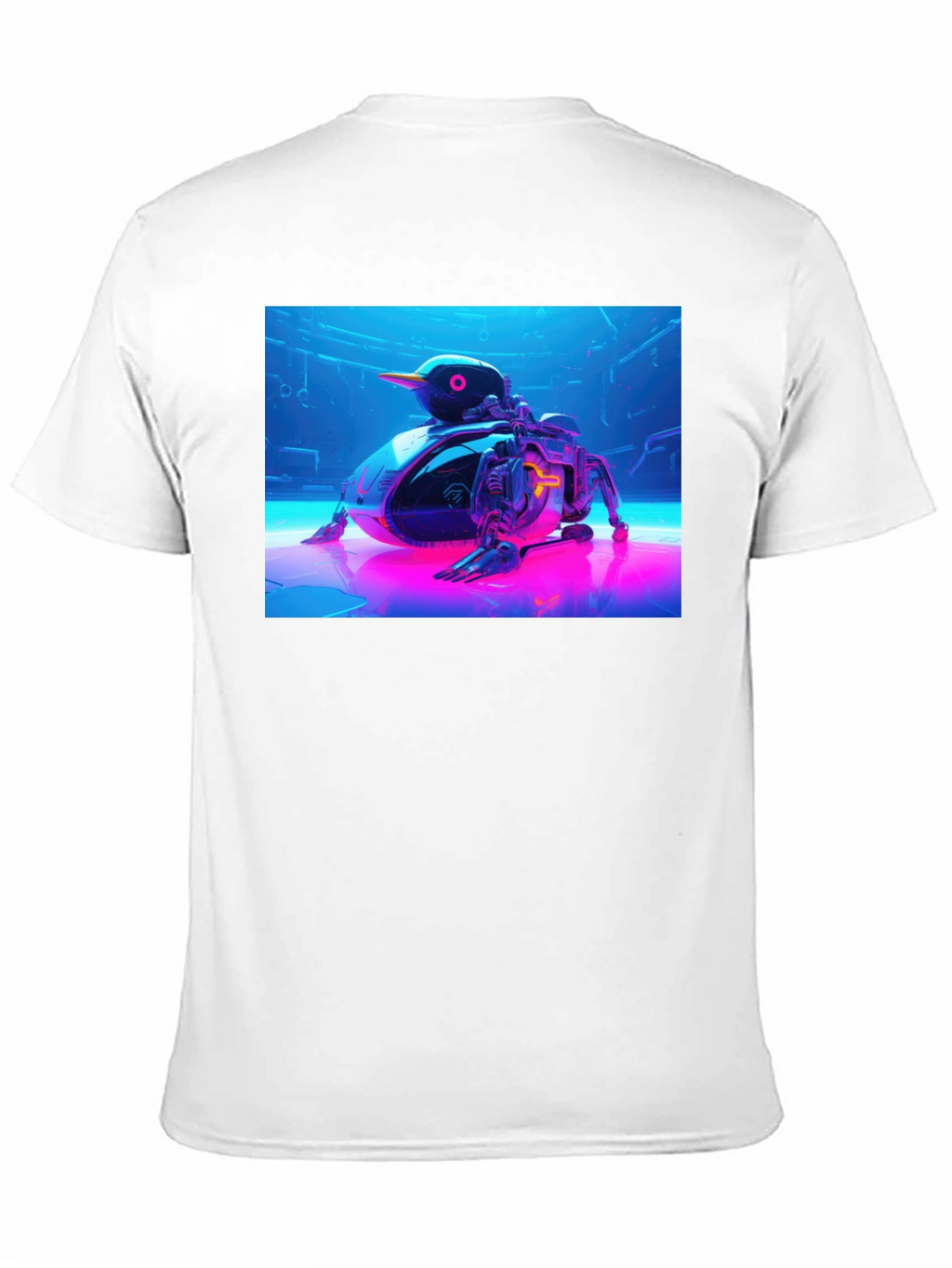 Cyberpunk Duck T-Shirt - Futuristic Design