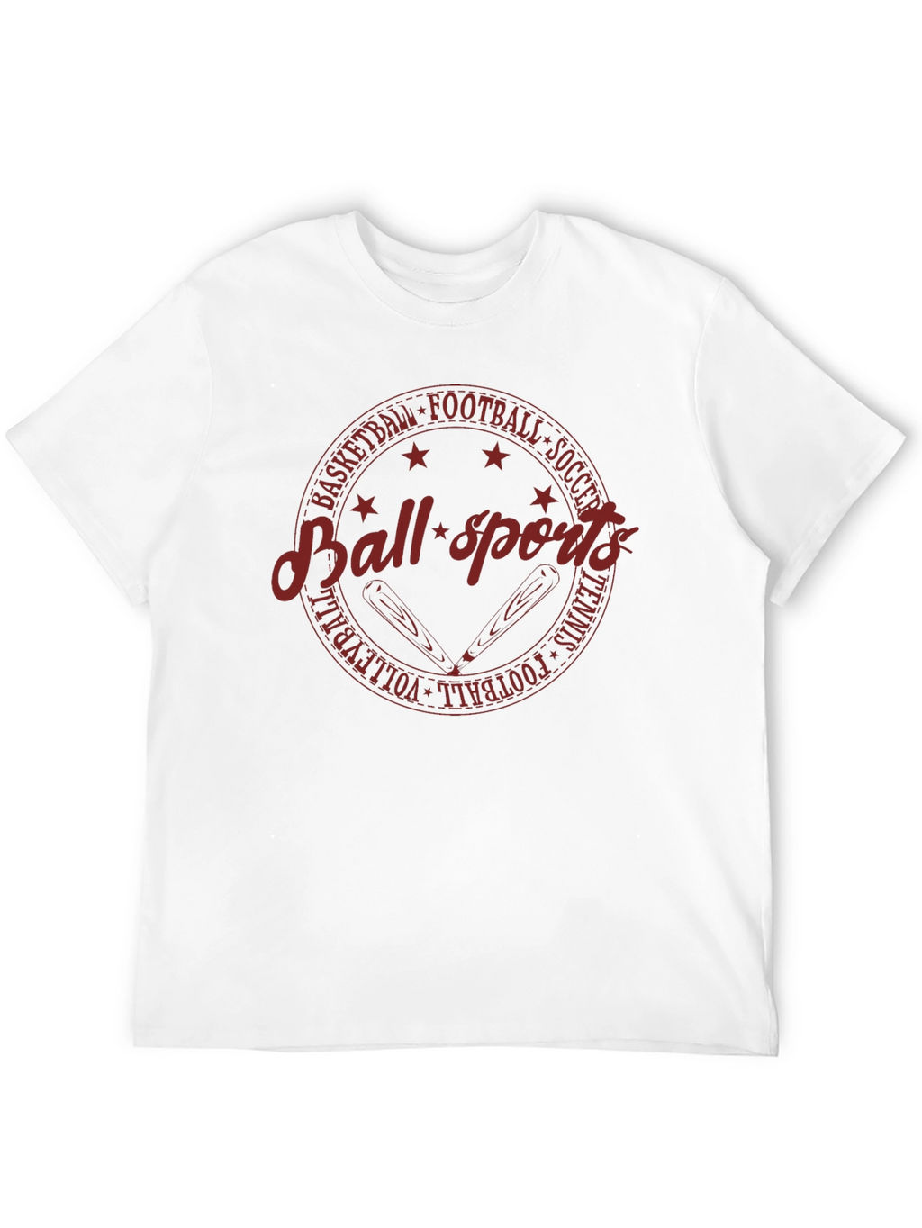 Ball Sports T-Shirt - Graphic Print Tee