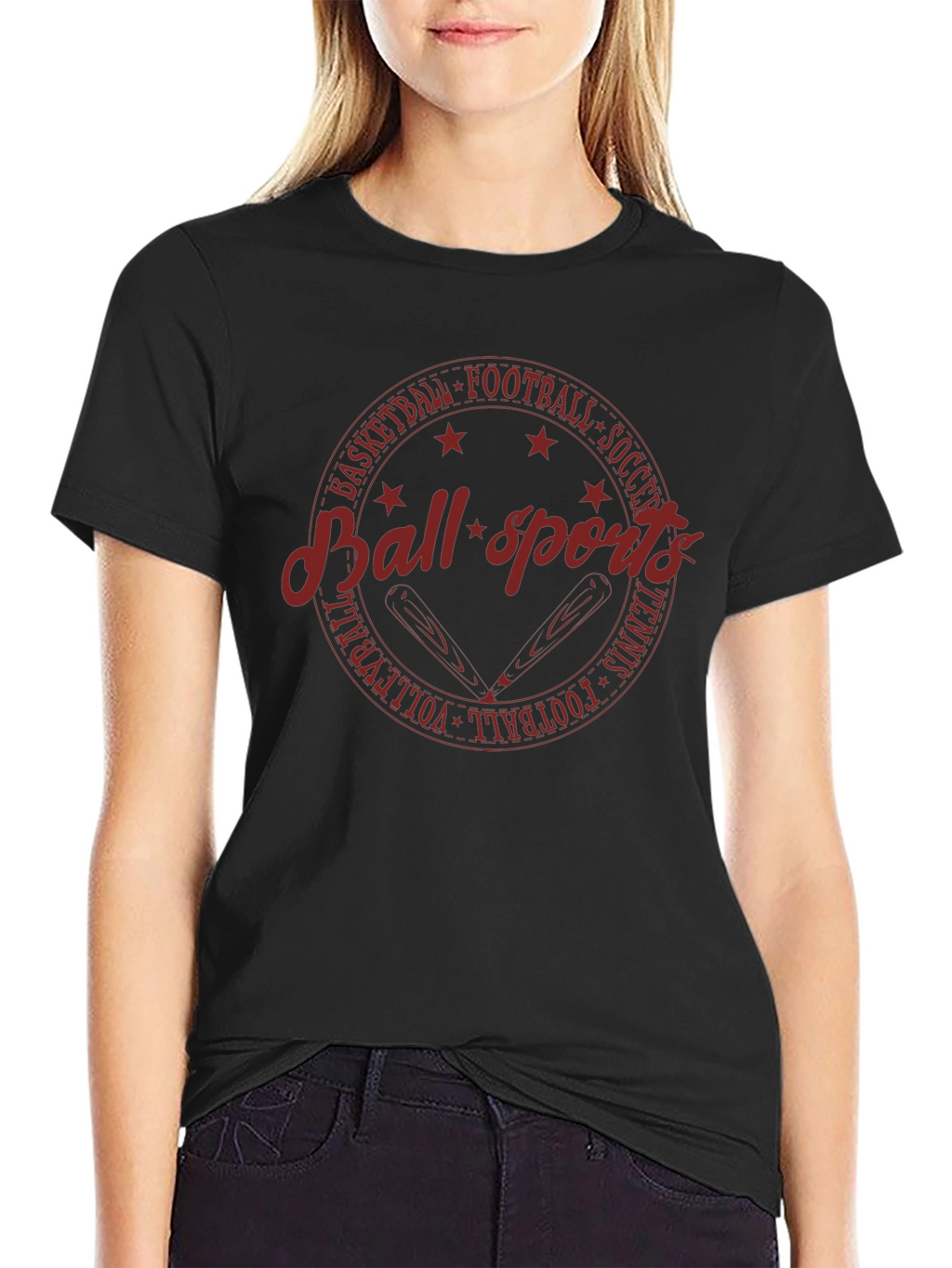 Ball Sports T-Shirt - Graphic Print Tee