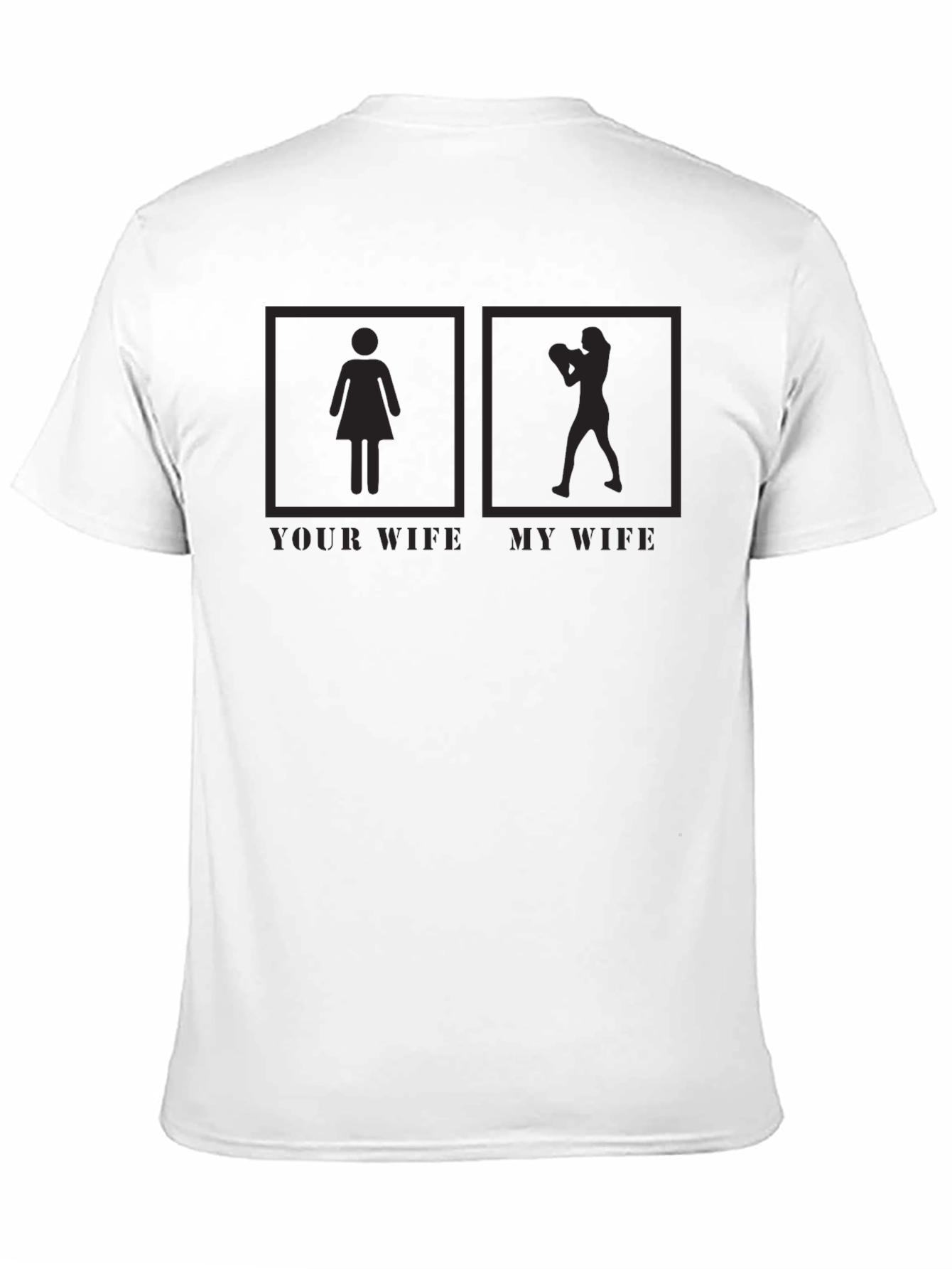 Your Wife My Wife Boxer Graphic T-Shirt Funny Tee