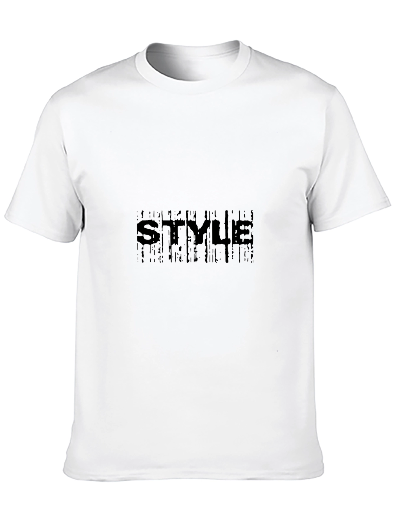 Stylish Black STYLE Graphic T-Shirt