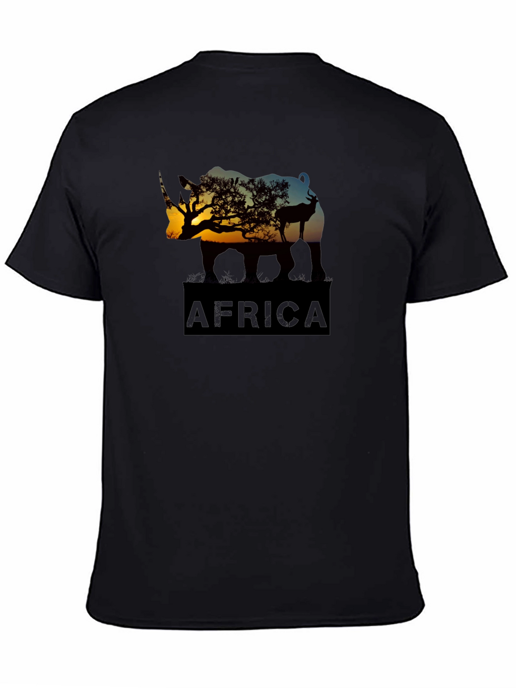 African Wildlife Silhouette T-Shirt