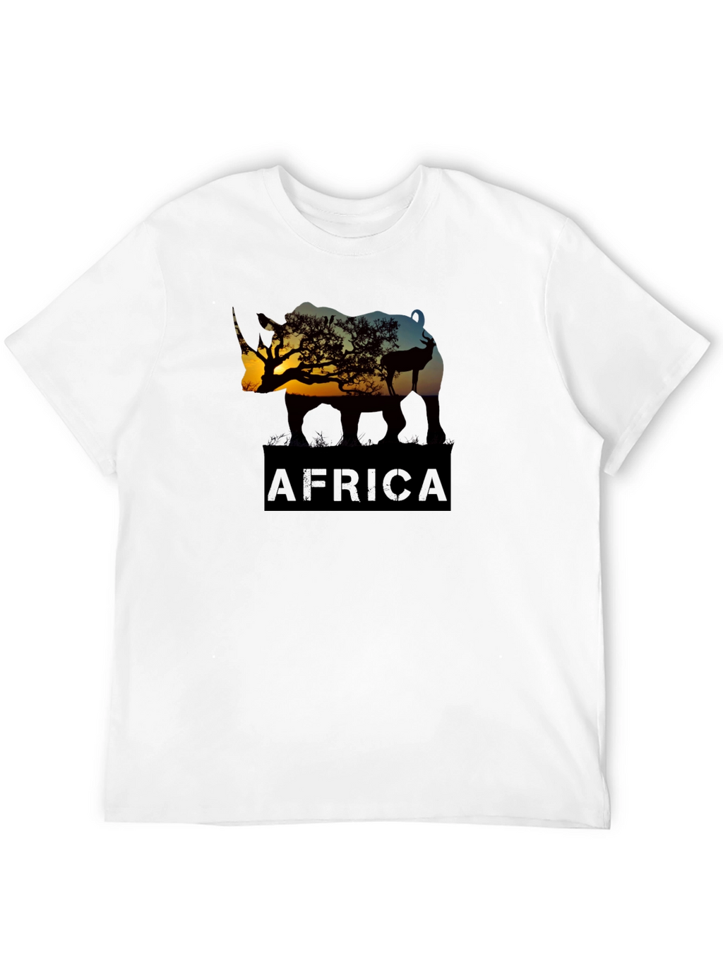 African Wildlife Silhouette T-Shirt