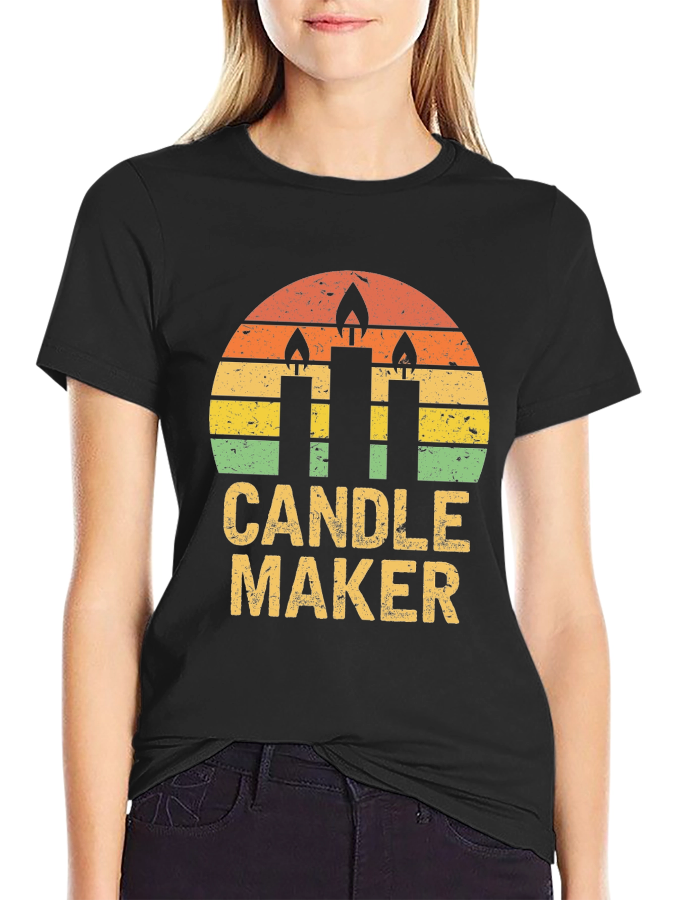 Retro Candle Maker T-Shirt - Vintage Style