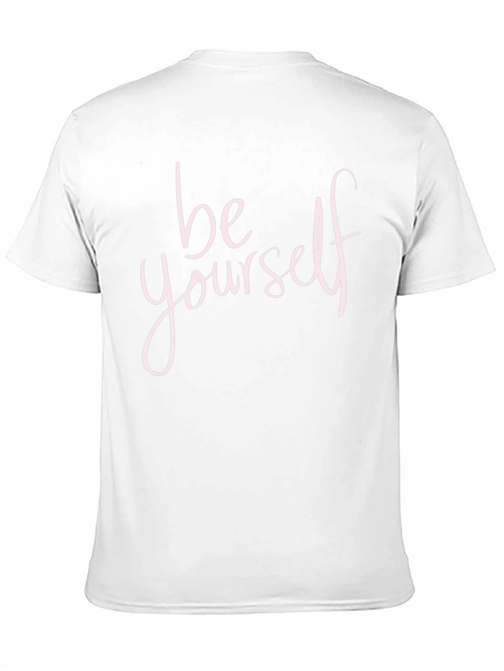 Be Yourself Black Crew Neck T-Shirt