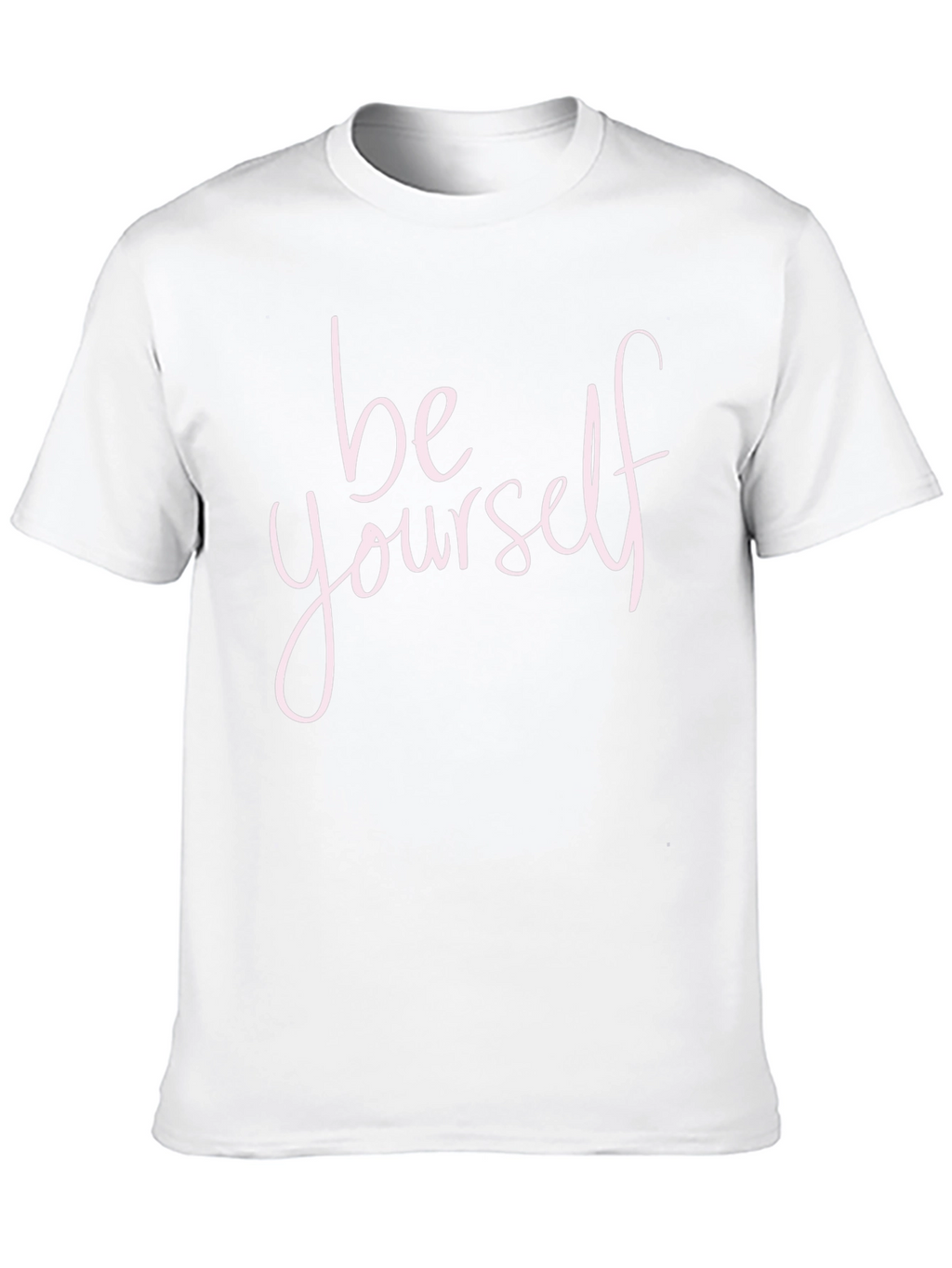 Be Yourself Black Crew Neck T-Shirt