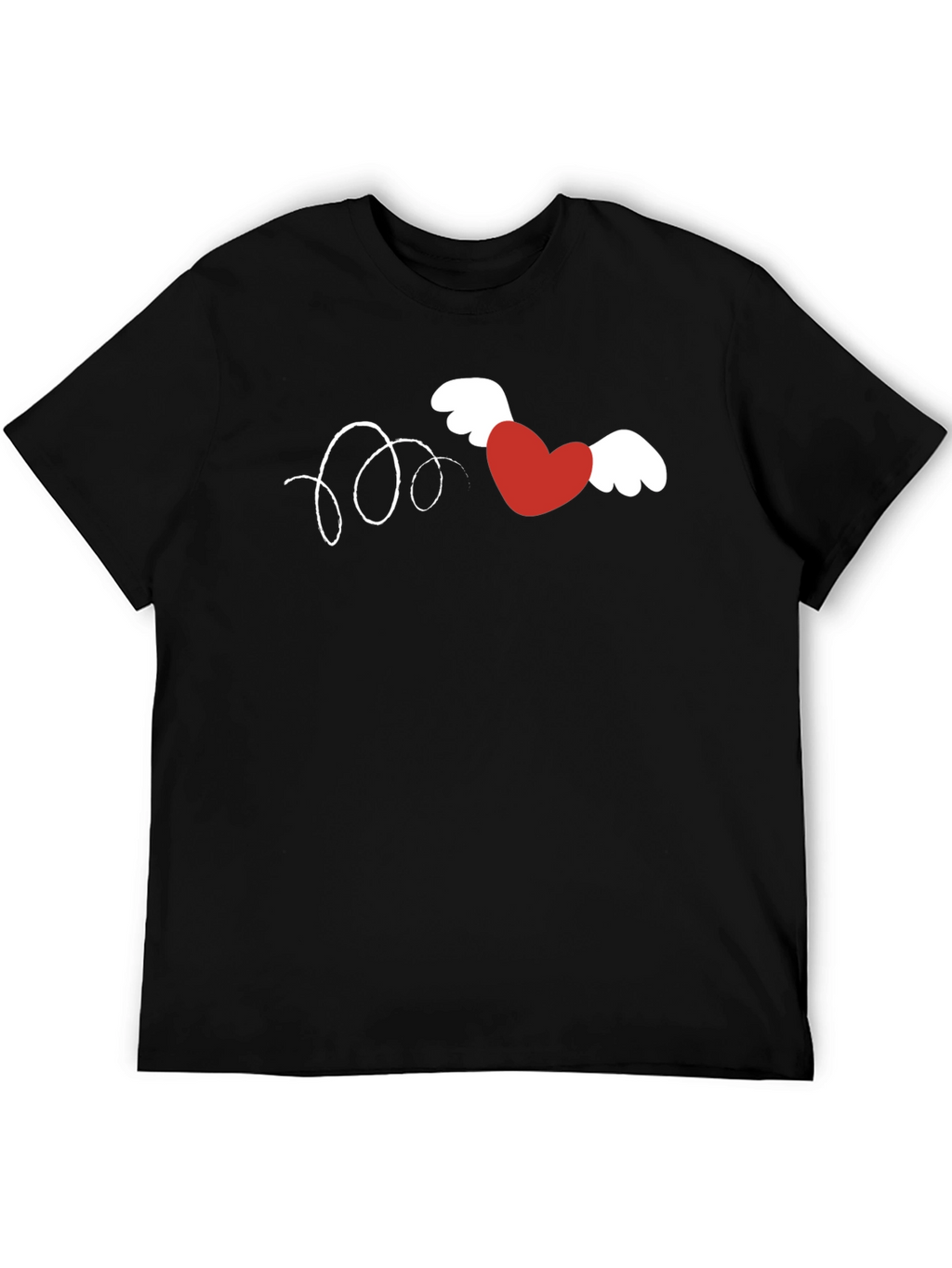Winged Heart Graphic Tee - Valentines Day Shirt