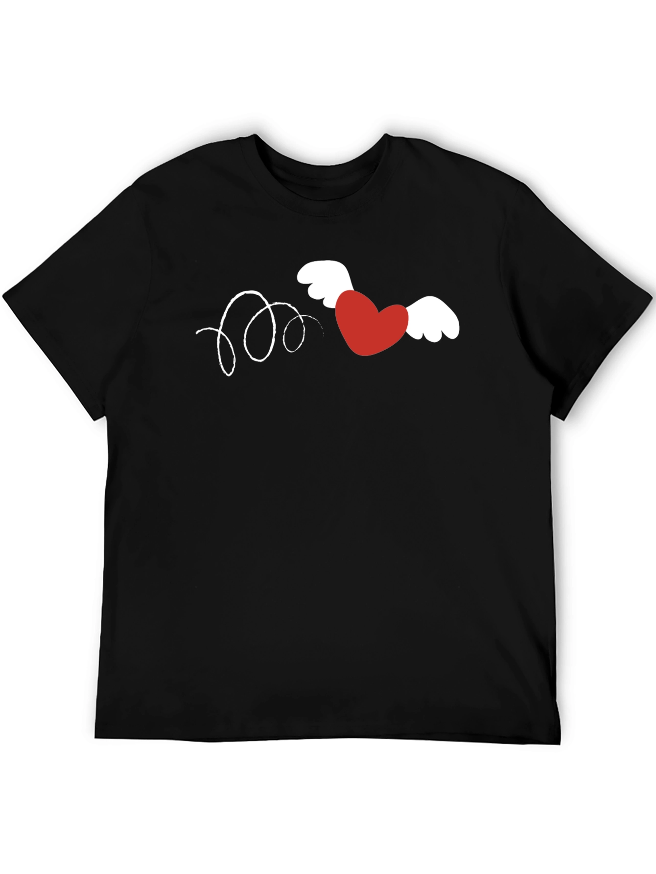 Winged Heart Graphic Tee - Valentines Day Shirt