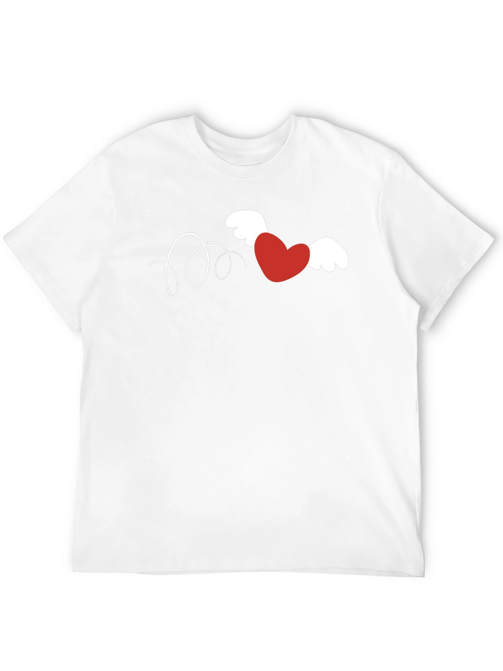 Winged Heart Graphic Tee - Valentines Day Shirt