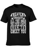 Heaven All Dogs Run to Greet You T-Shirt