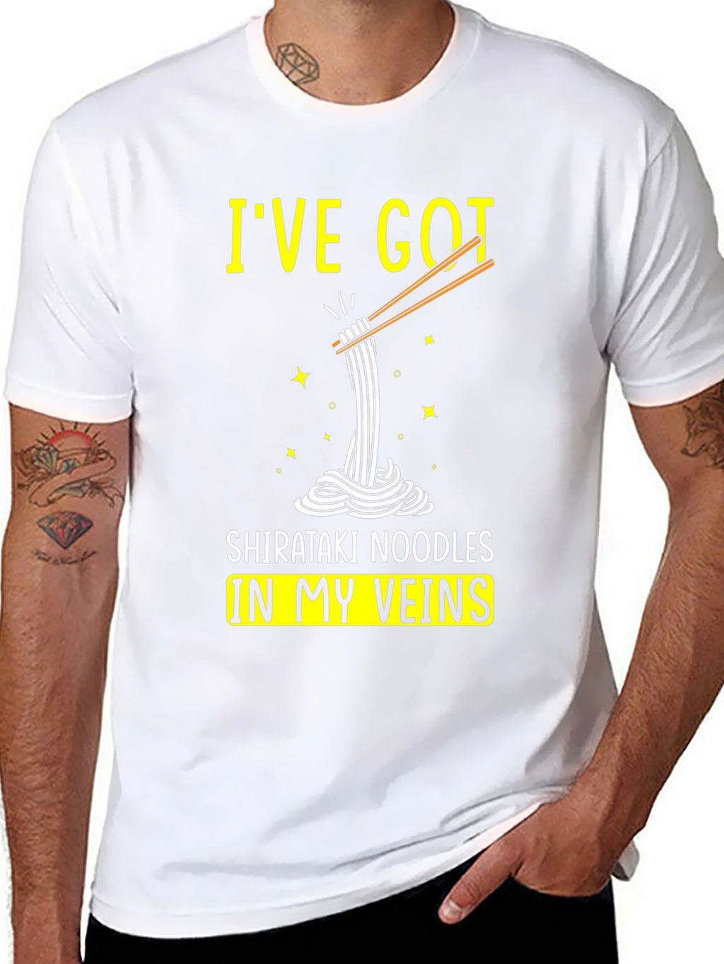 Shirataki Noodles In My Veins Graphic Tee